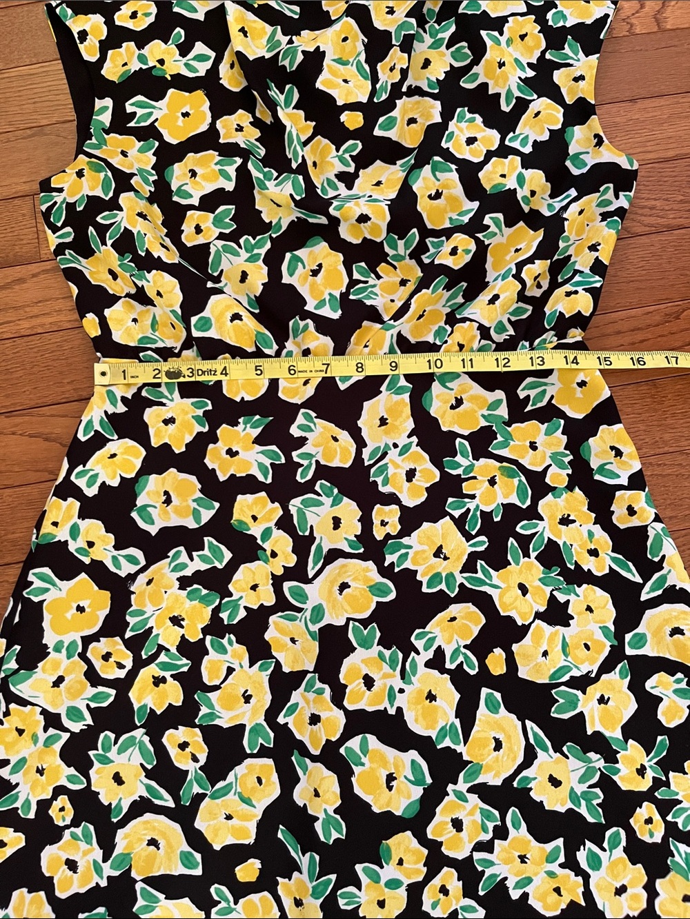 Ann Taylor Floral Mock Neck Midi Flare Dress - Picture 9 of 16